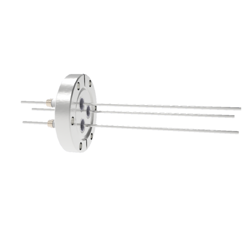 0.094 Conductor Diameter 3 Pin 5kV 16.5 Amp Nickel Conductor in a CF2.75