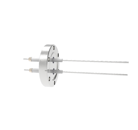 0.094 Conductor Diameter 2 Pin 20kV 16.5 Amp Nickel Conductor in a CF2.75