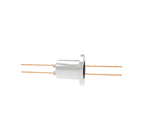 0.050 Conductor Diameter 2 Pin 3kV 27 Amp Copper Conductor in a KF16