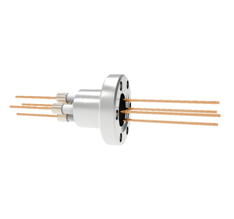 0.050 Conductor Diameter 4 Pin 6kV 27 Amp Copper Conductor in a CF1.33