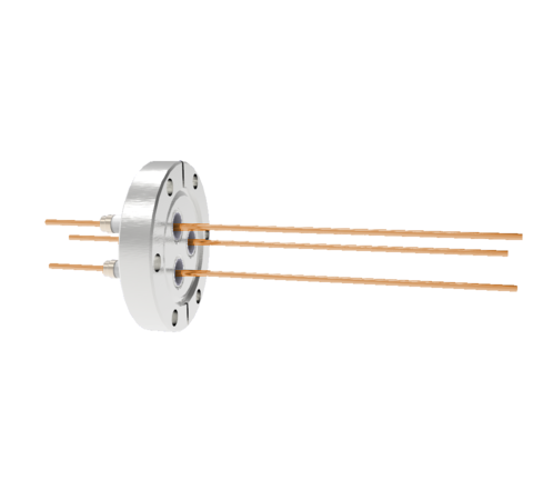 0.094 Conductor Diameter 3 Pin 5kV 55 Amp Copper Conductor in a CF2.75