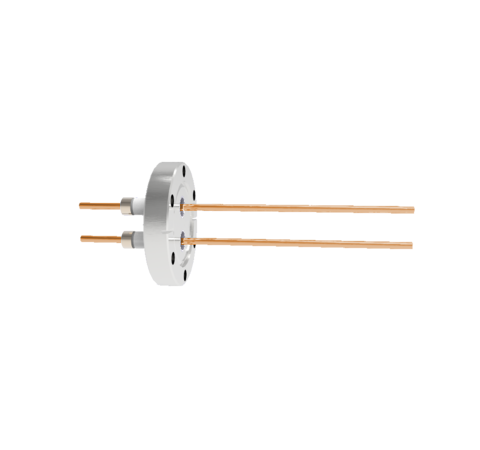 0.154 Conductor Diameter 2 Pin 5kV 100 Amp Copper Conductor in a CF2.75