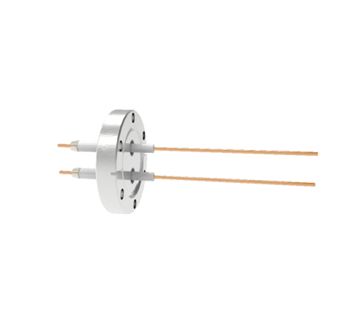 0.094 Conductor Diameter 2 Pin 20kV 30 Amp Copper Conductor in a CF2.75