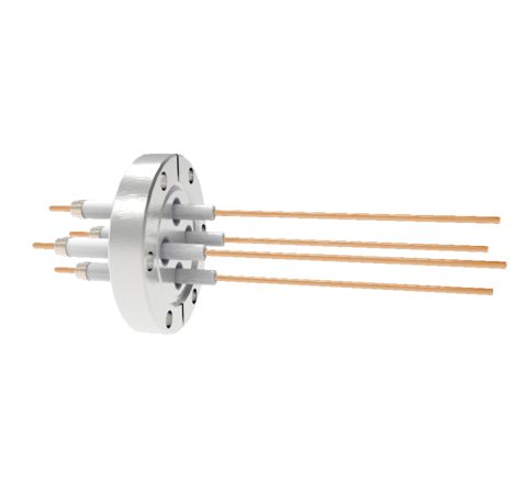0.094 Conductor Diameter 4 Pin 20kV 30 Amp Copper Conductor in a CF2.75