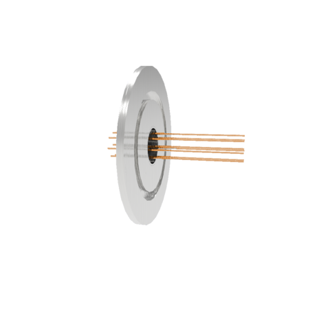 0.032 Conductor Diameter 8 Pin 1.5kV 16 Amp Copper Conductor in a KF50