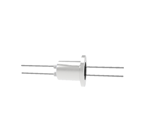 0.050 Conductor Diameter 2 Pin 3kV 13.5 Amp Molybdenum Conductor in a KF16