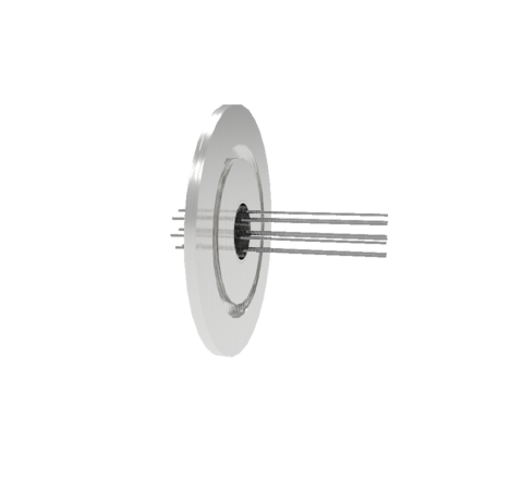 0.032 Conductor Diameter 8 Pin 1.5kV 8.5 Amp Molybdenum Conductor in a KF50
