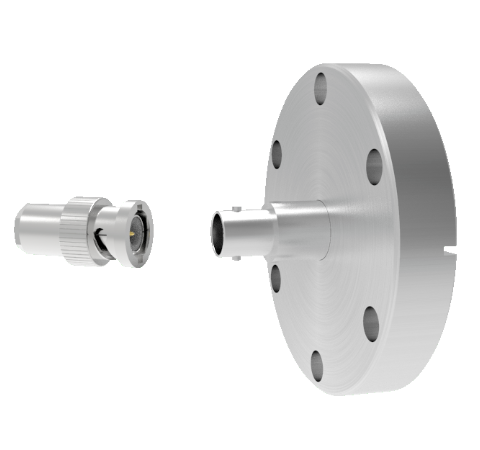 MHV Grounded Shield Recessed 5kV 3.6 Amp 0.094 304 Stn. Stl. Conductor CF2.75 Flange With Plug