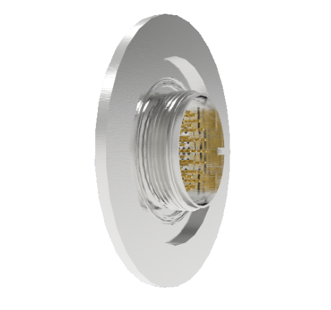 41 Pin Circular Connector, 26482 Series, 1kV, 3 Amp, Gold Plated Conductors, Double Ended, ISO KF50