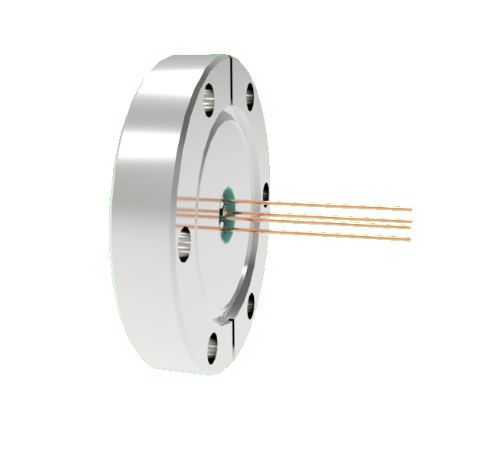 0.032 Conductor Diameter 4 Pin 2kV 16 Amp Copper Conductor in a CF2.75