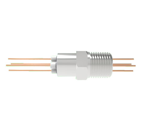 0.050 Conductor Diameter 4 Pin 3kV 27 Amp Copper Conductor in a NPT 1/2
