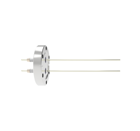 0.094 Conductor Diameter 2 Pin 10kV 16.5 Amp Nickel Conductor in a CF2.75